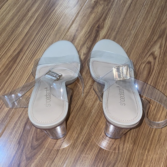 HANNA TRANSPARENT HEELED SANDAL - Picture 4 of 8
